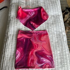 Hot pink set